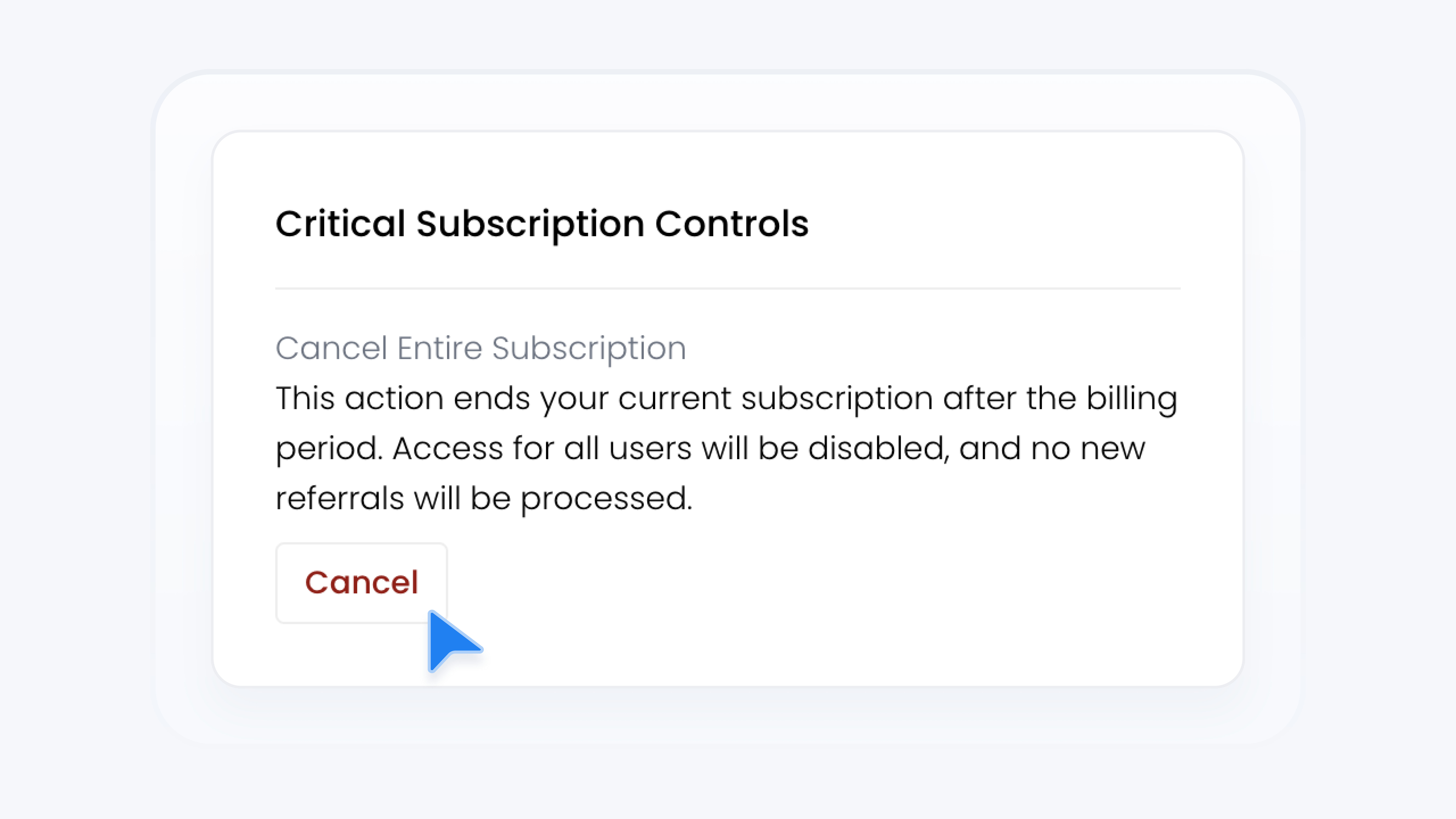 Cancelar su suscripción