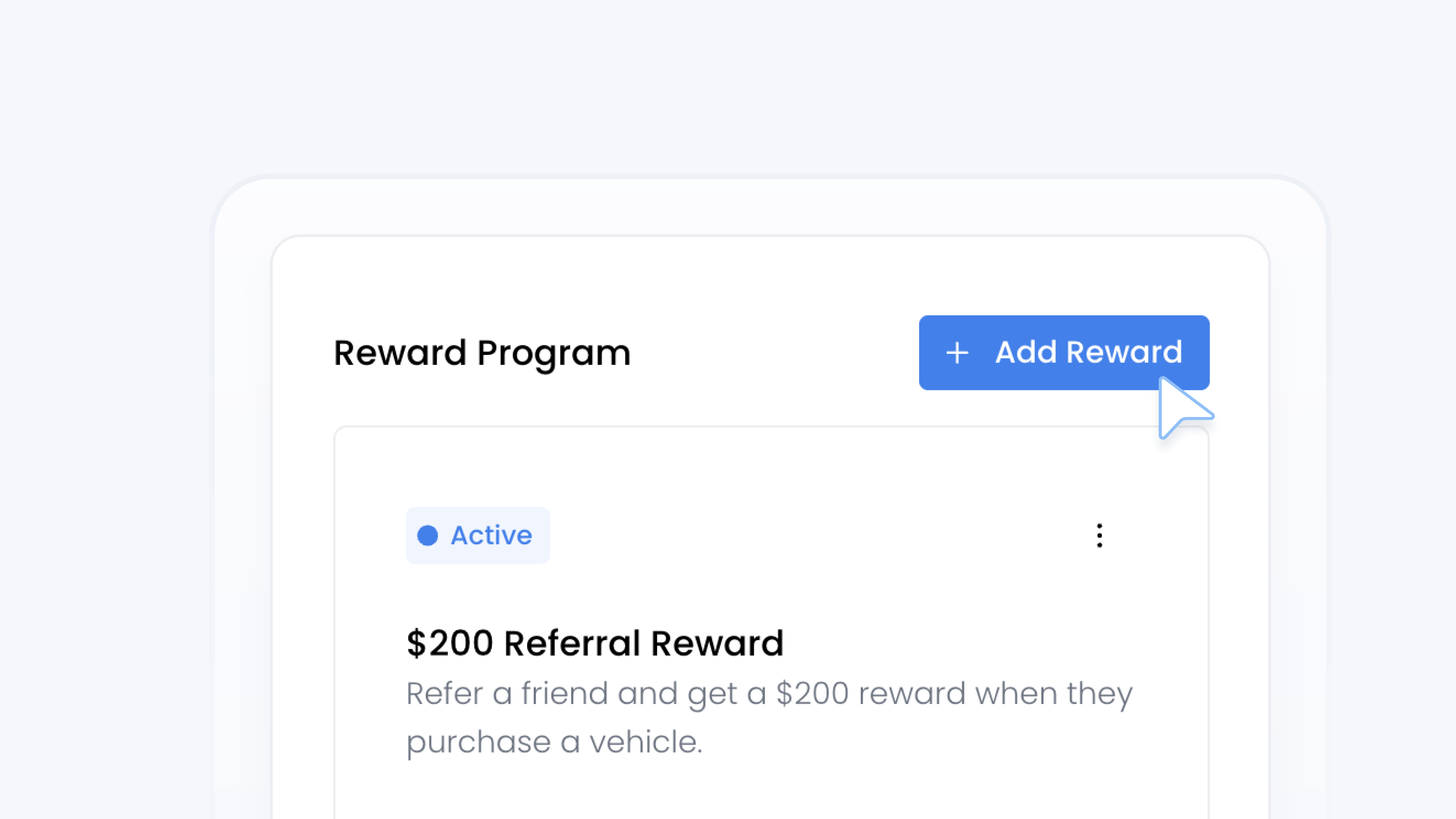Setup Your Reward Program